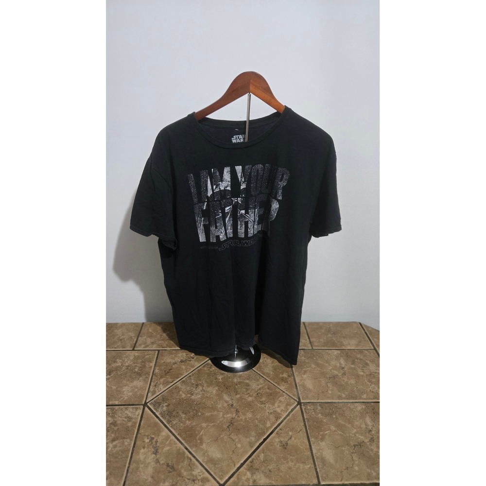 Star Wars Fifth Sun Mens XL Black I Am Your Father Darth Vader Graphic T-Shirt